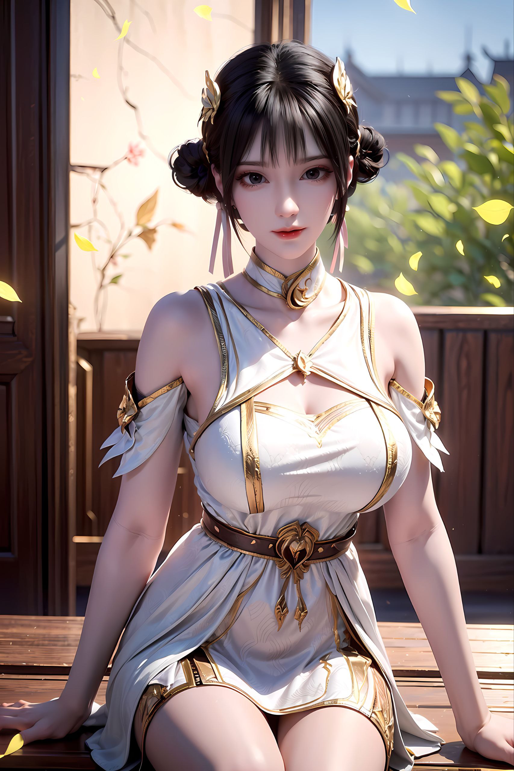 在夏日炎热